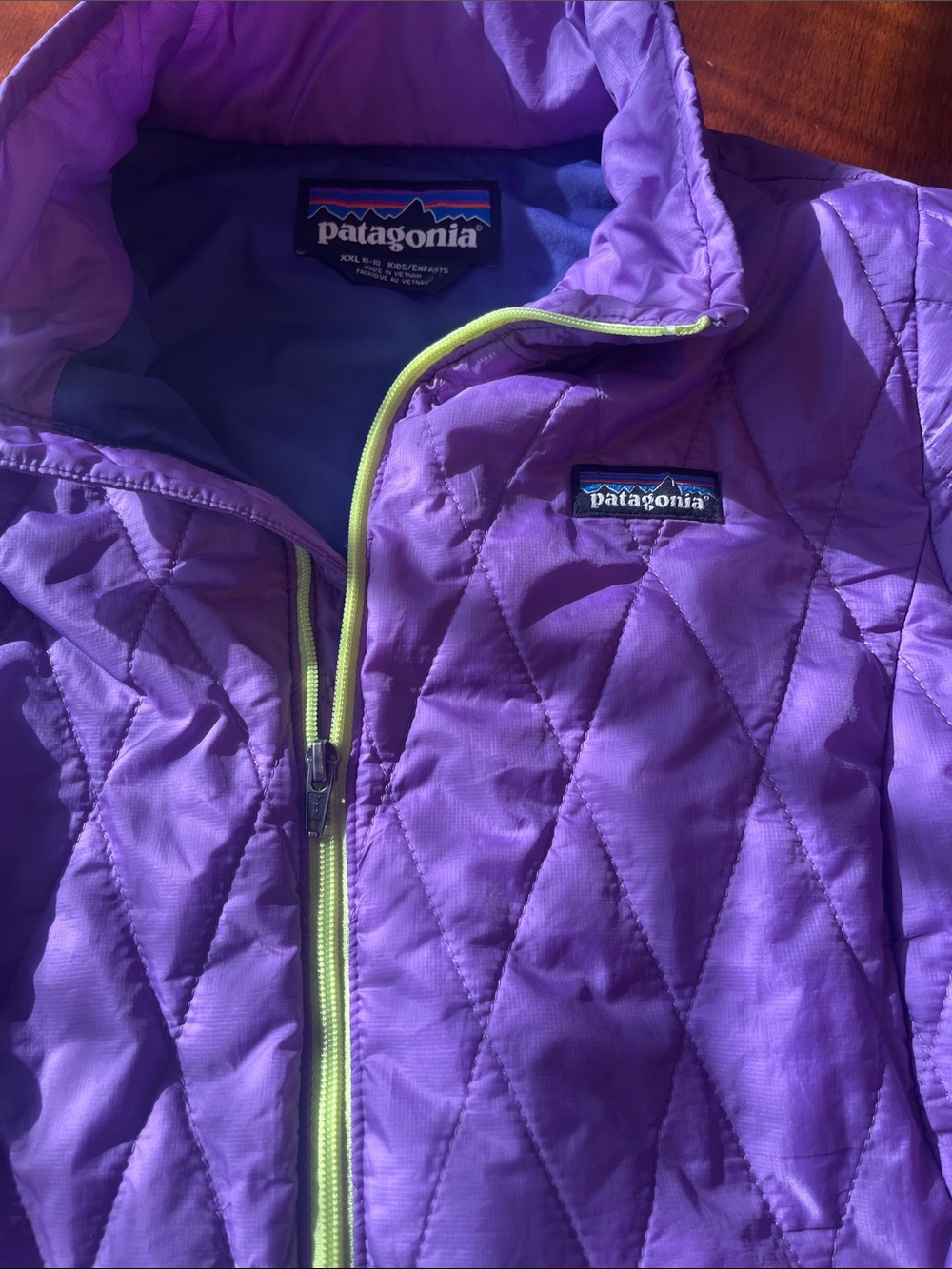 Patagonia nano puff purple insulated jacket vintage